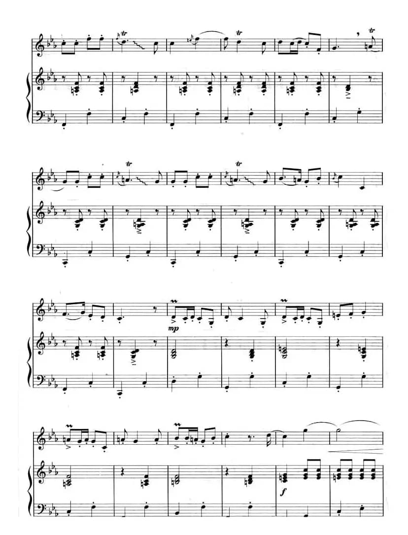 向往（曲笛+钢琴）