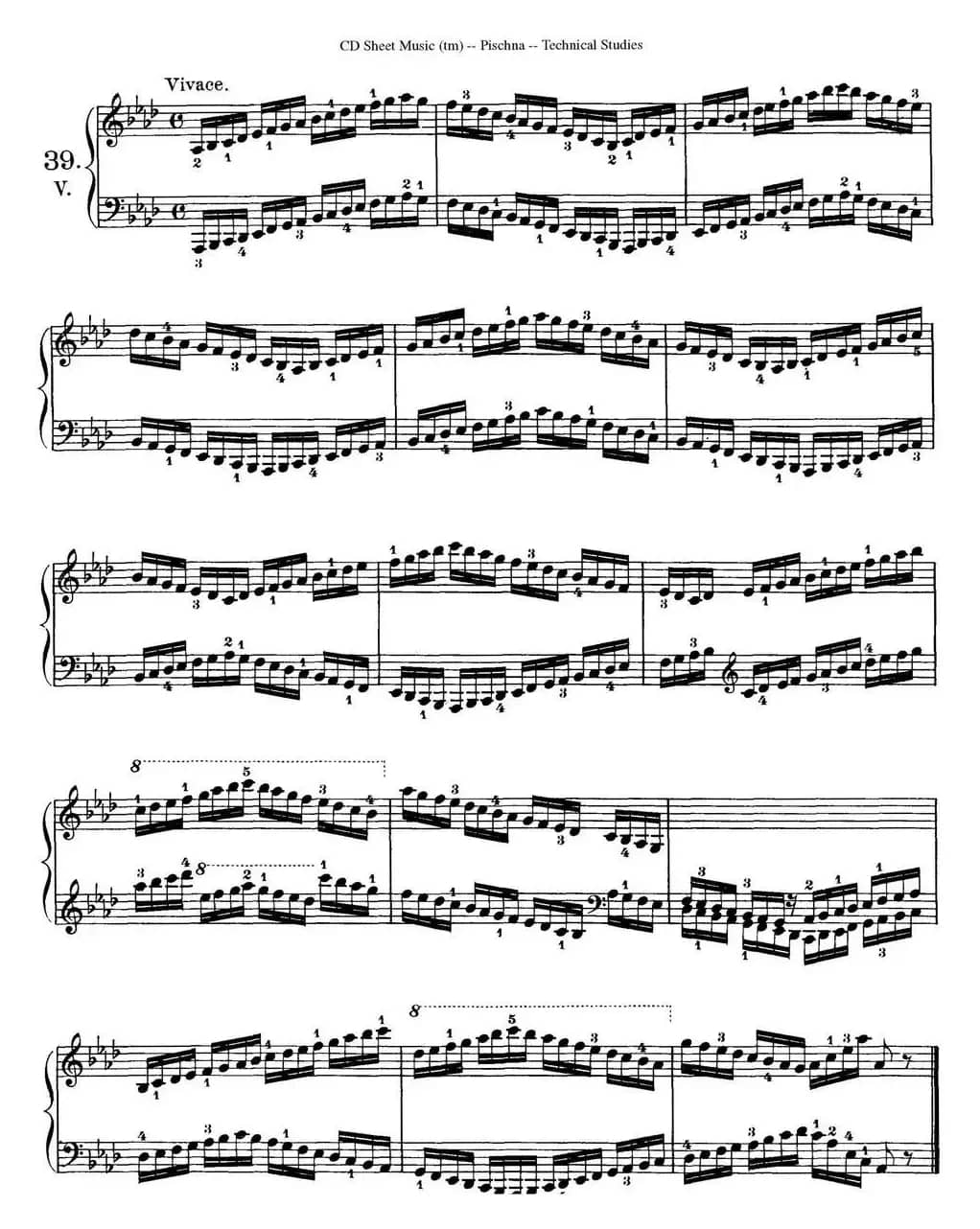 Technical Studies 60 Progressive Exercises (60首钢琴循序渐进练习曲 P61——70)