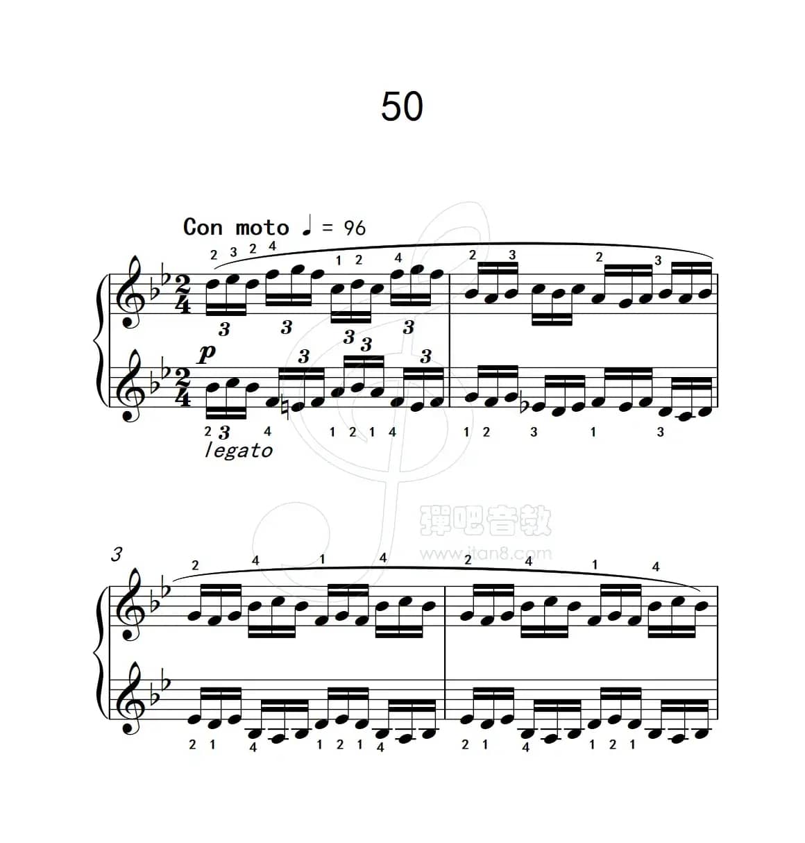 练习曲 50（克拉莫钢琴练习曲60首）