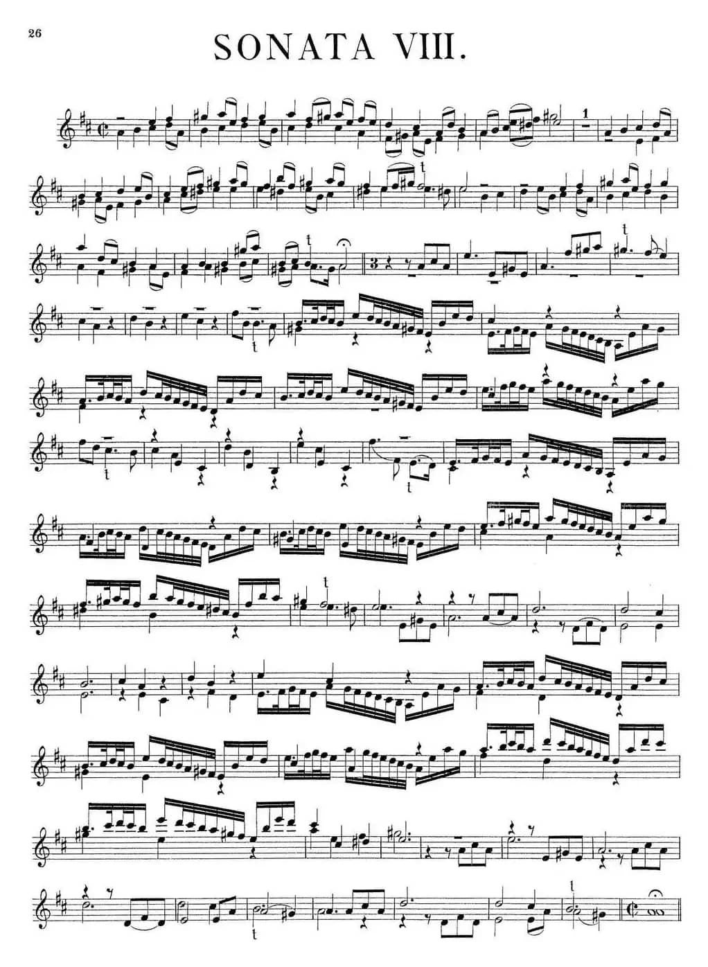 Biber Violin Sonata VIII