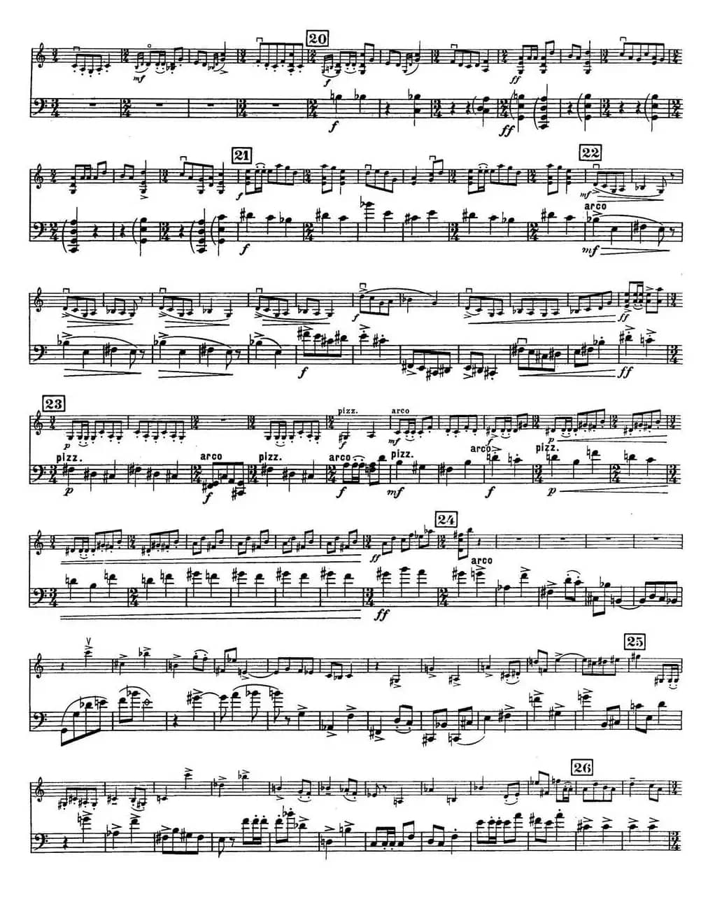 Sonate（小提琴+大提琴）