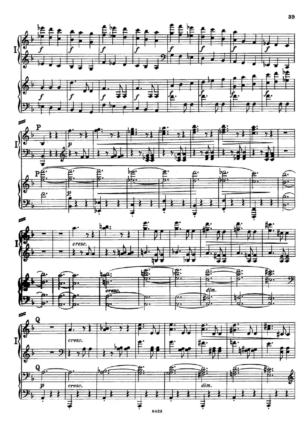 d小调第九交响曲 Op.125（双钢琴P33——42）