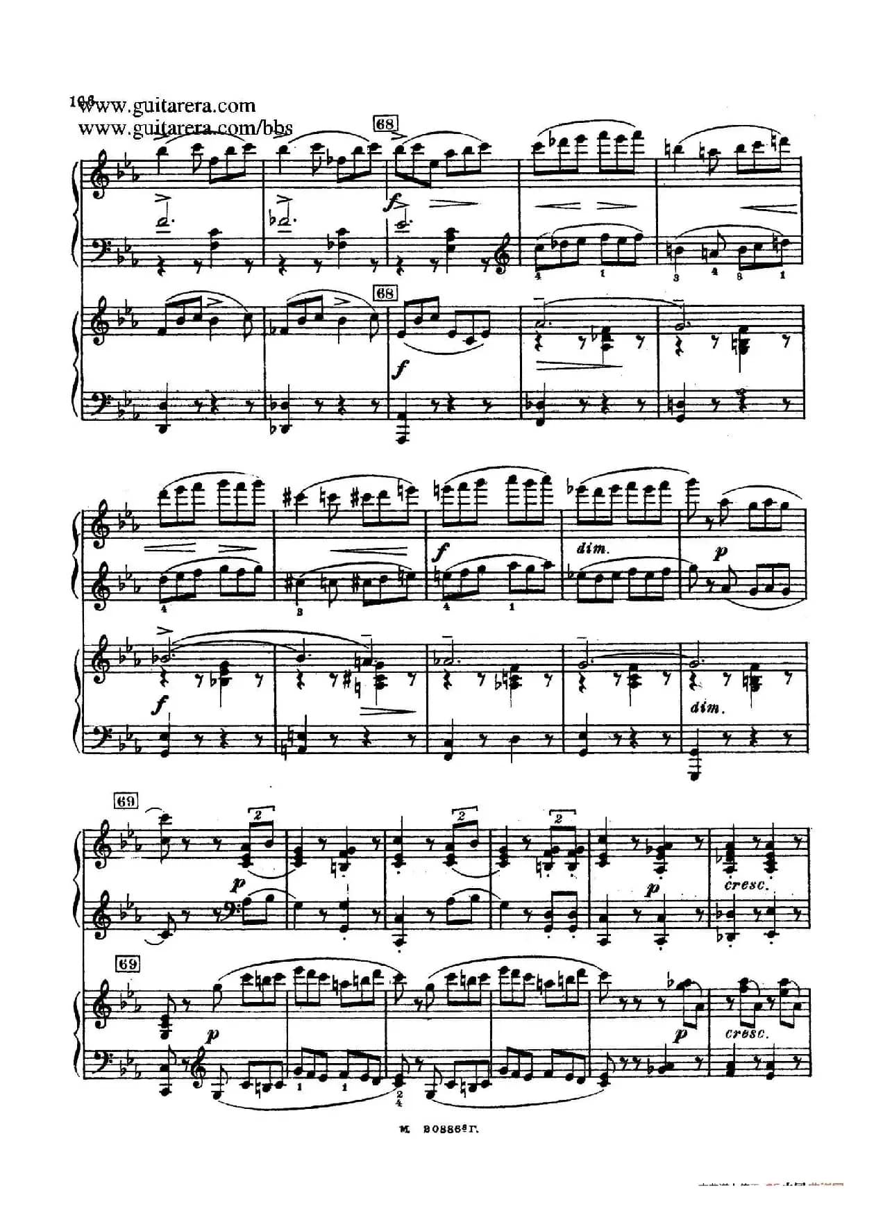 第二双钢琴组曲 Suite for Two Pianos No.2 Op.17(4. 塔兰泰拉舞曲 Tarantella)