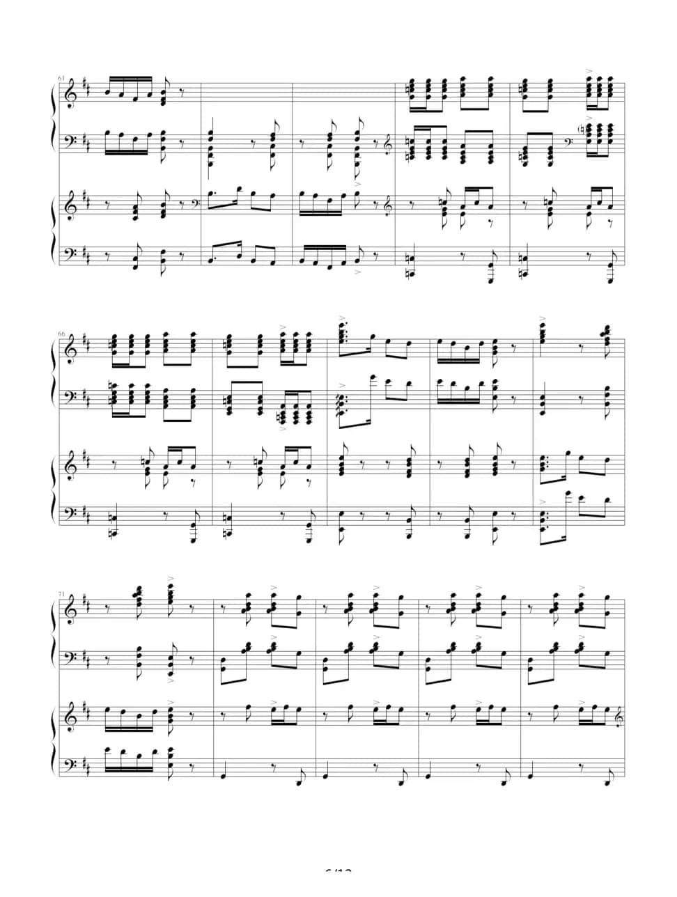 黄河钢琴协奏曲第一乐章 黄河船夫曲