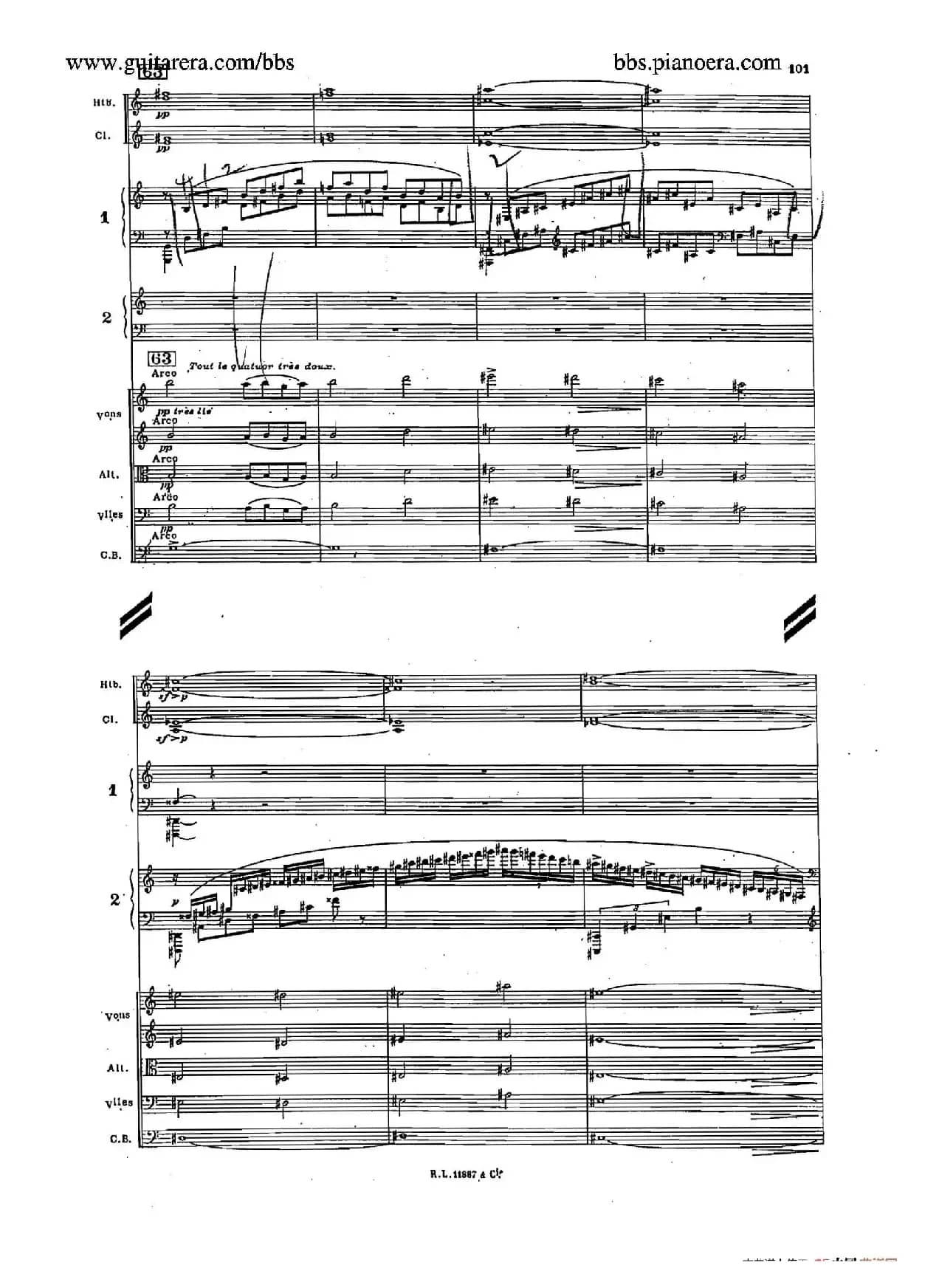 Concerto for 2 Pianos in d Minor（d小调双钢琴协奏曲·总谱）