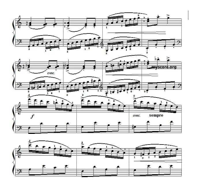 古典钢琴小曲：滑冰的人们