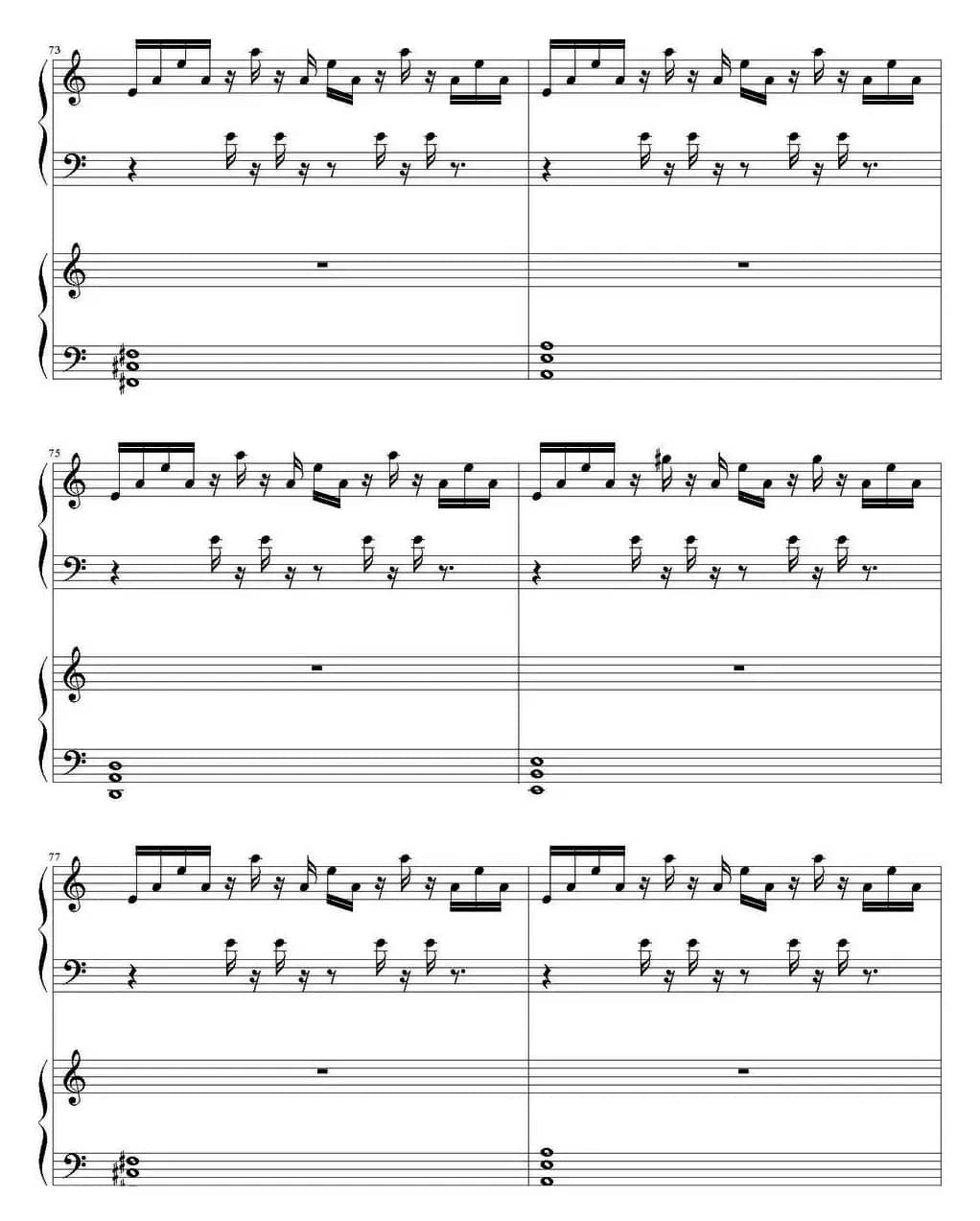 Colors （四手联弹）