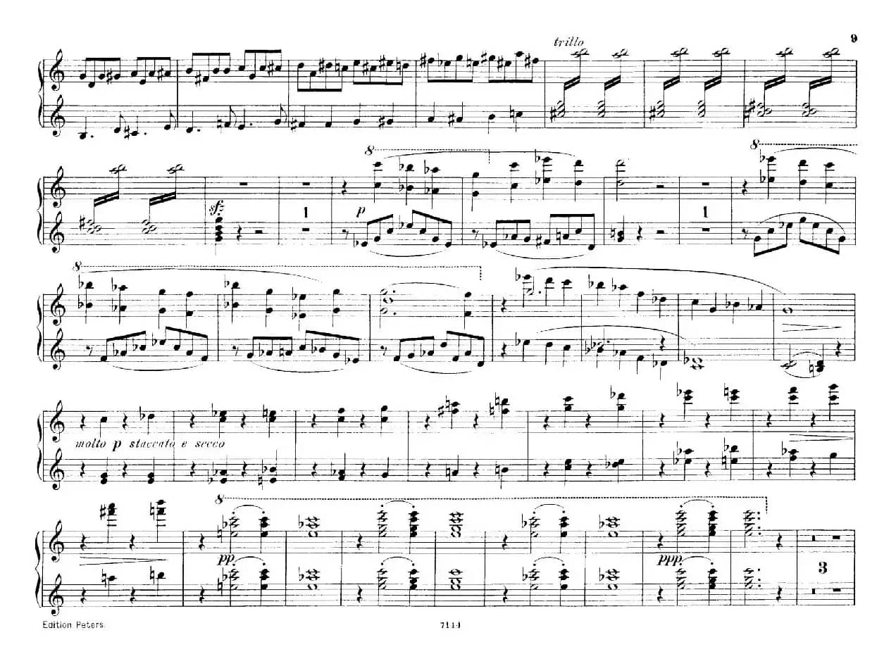 Deux Morceaux Pour Quatre Mains Op.43(2首四手联弹小品·1)