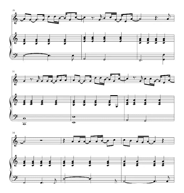 爱很简单（小提琴+钢琴）