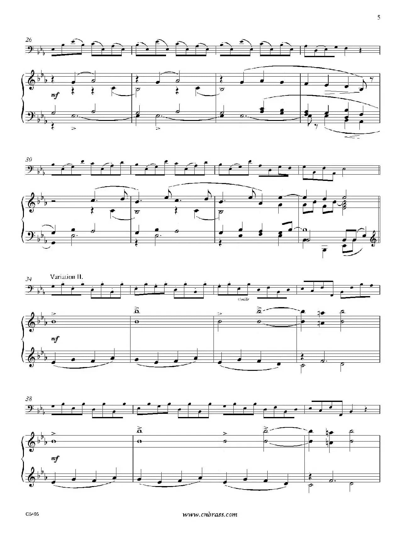 The Harmonious Blacksmith（巴松+钢琴伴奏）