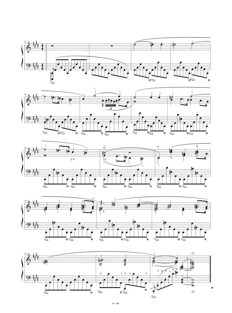 升c小调夜曲，Op.27,No.1（肖邦第7号夜曲）