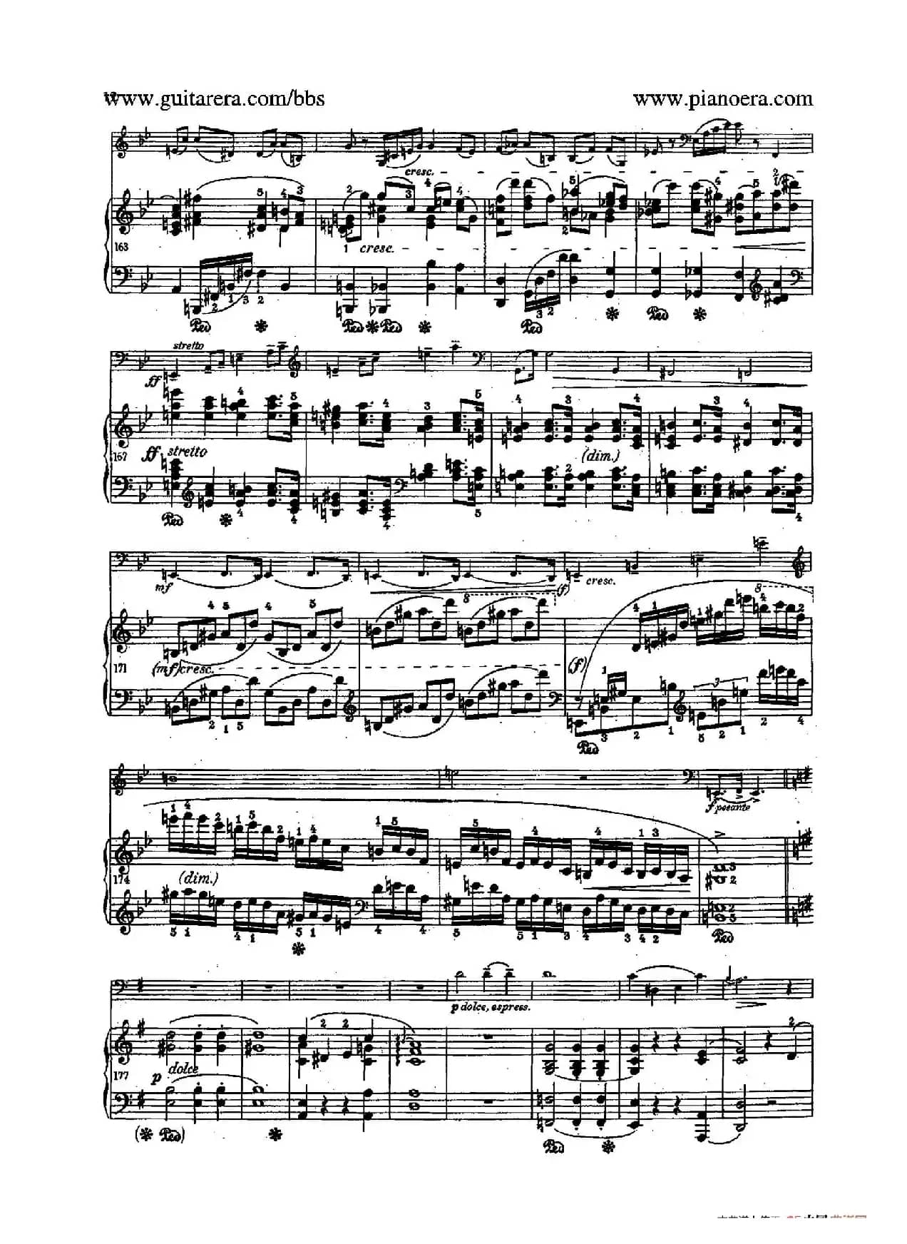 Sonata for Cello and Piano in g Minor Op.65（g小调大提琴奏鸣曲·大提琴+钢琴）