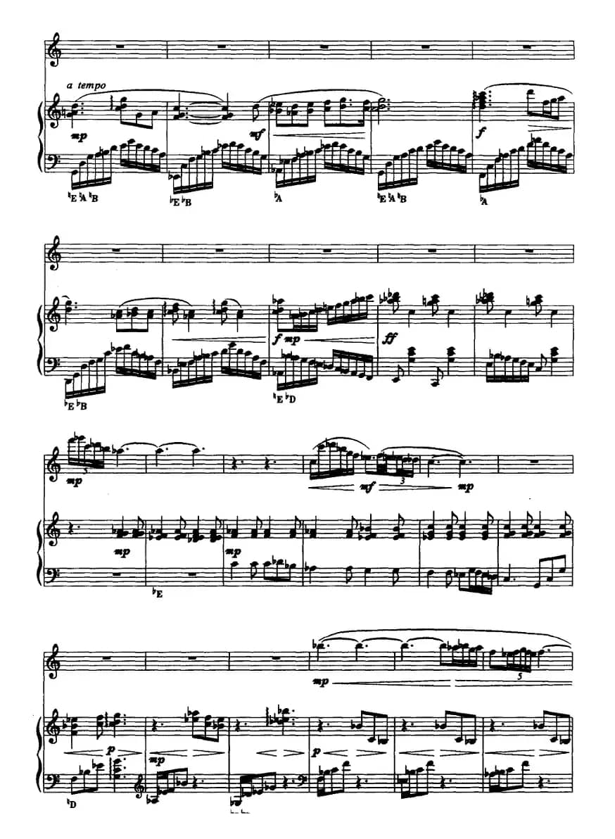 晨曲（长笛+竖琴）