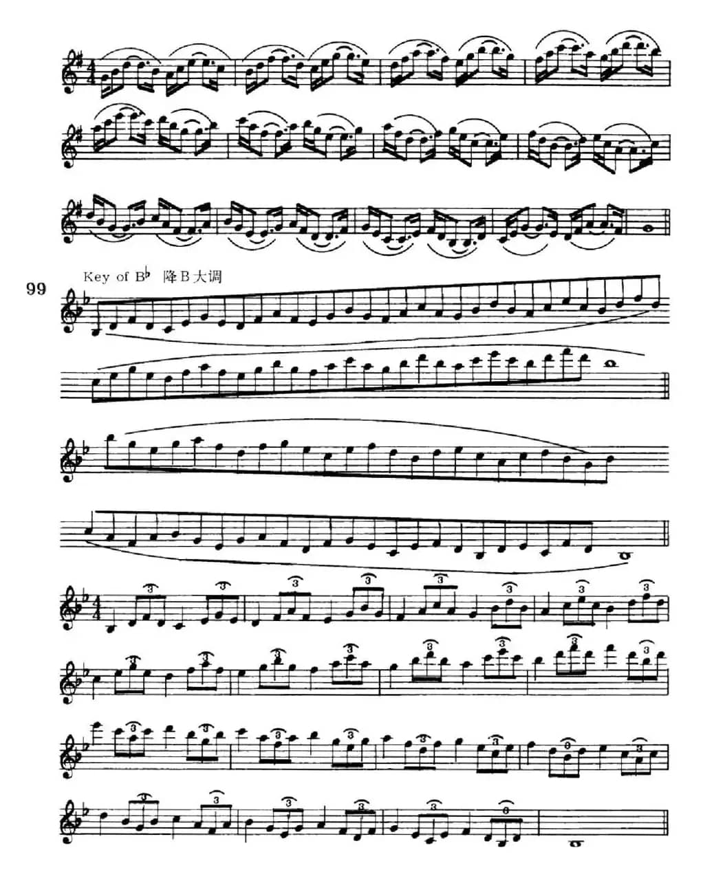 萨克斯演奏教程第三节（三音和弦-守调变奏）