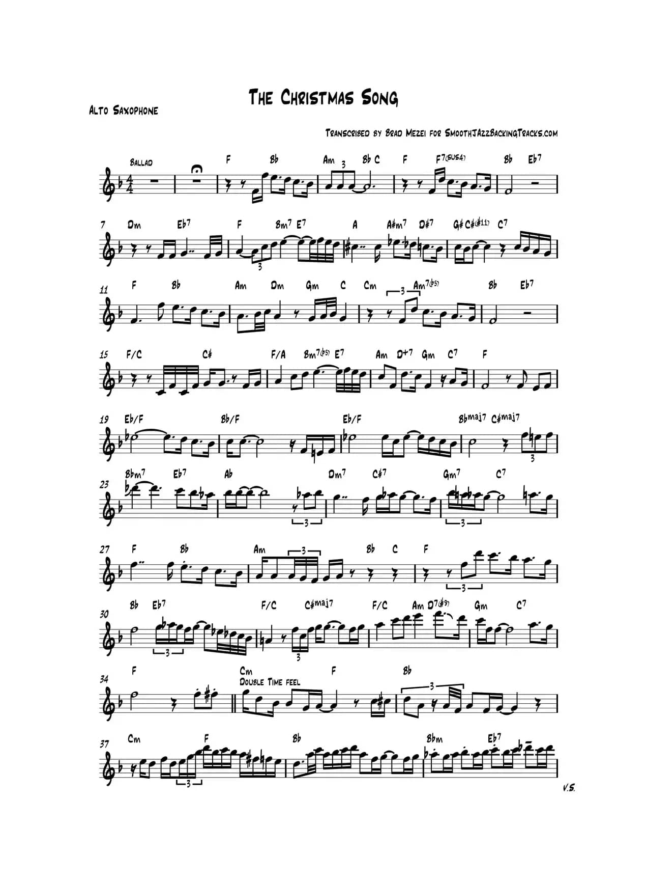 The Christmas Song（中音萨克斯）