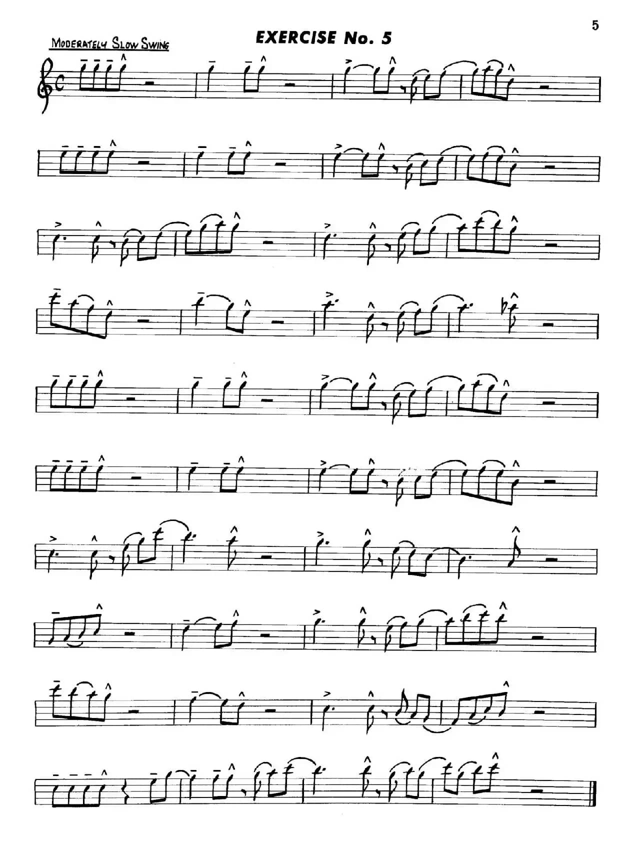 Basic Jazz Conception for sax