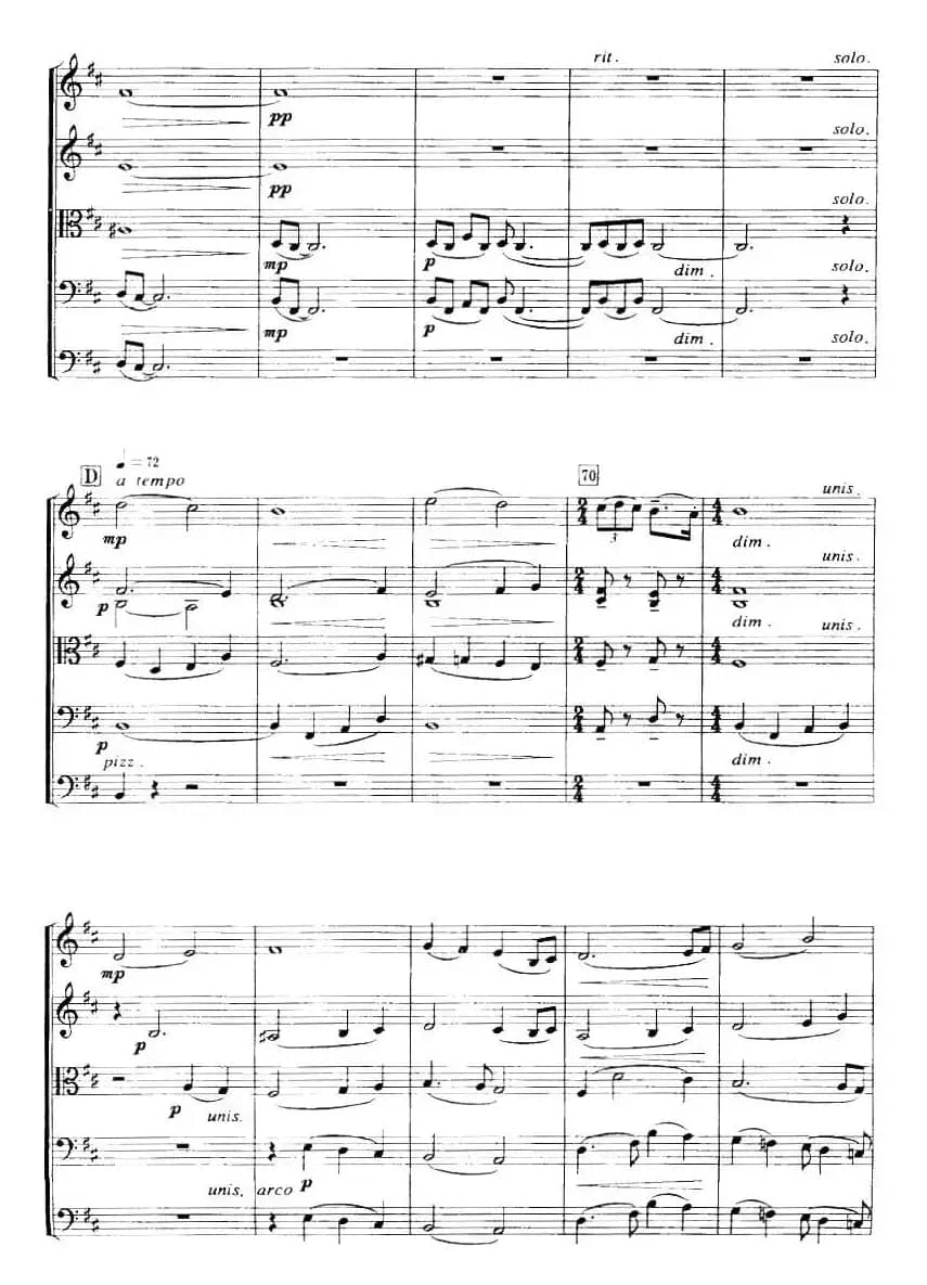 祭（献给为民族解放而献身的烈士们、弦乐合奏）