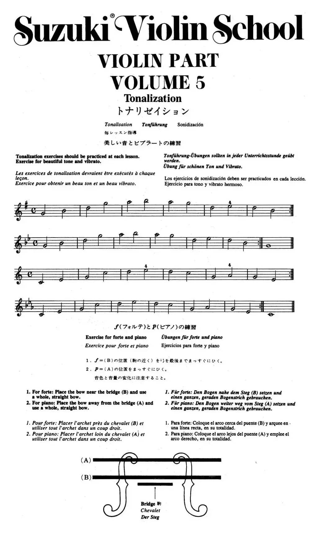 铃木小提琴教材第五册（Suzuki Violin School Violin Part VOLUME 5）