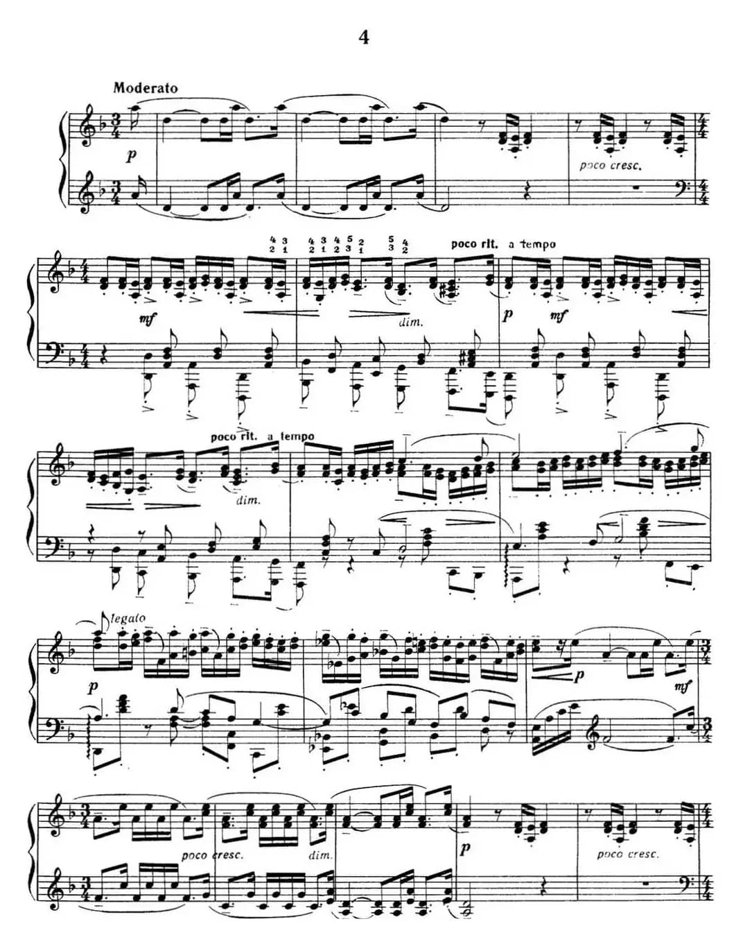 拉赫玛尼诺夫 音画练习曲4或5 Etudes tableaux Op.33 No.4