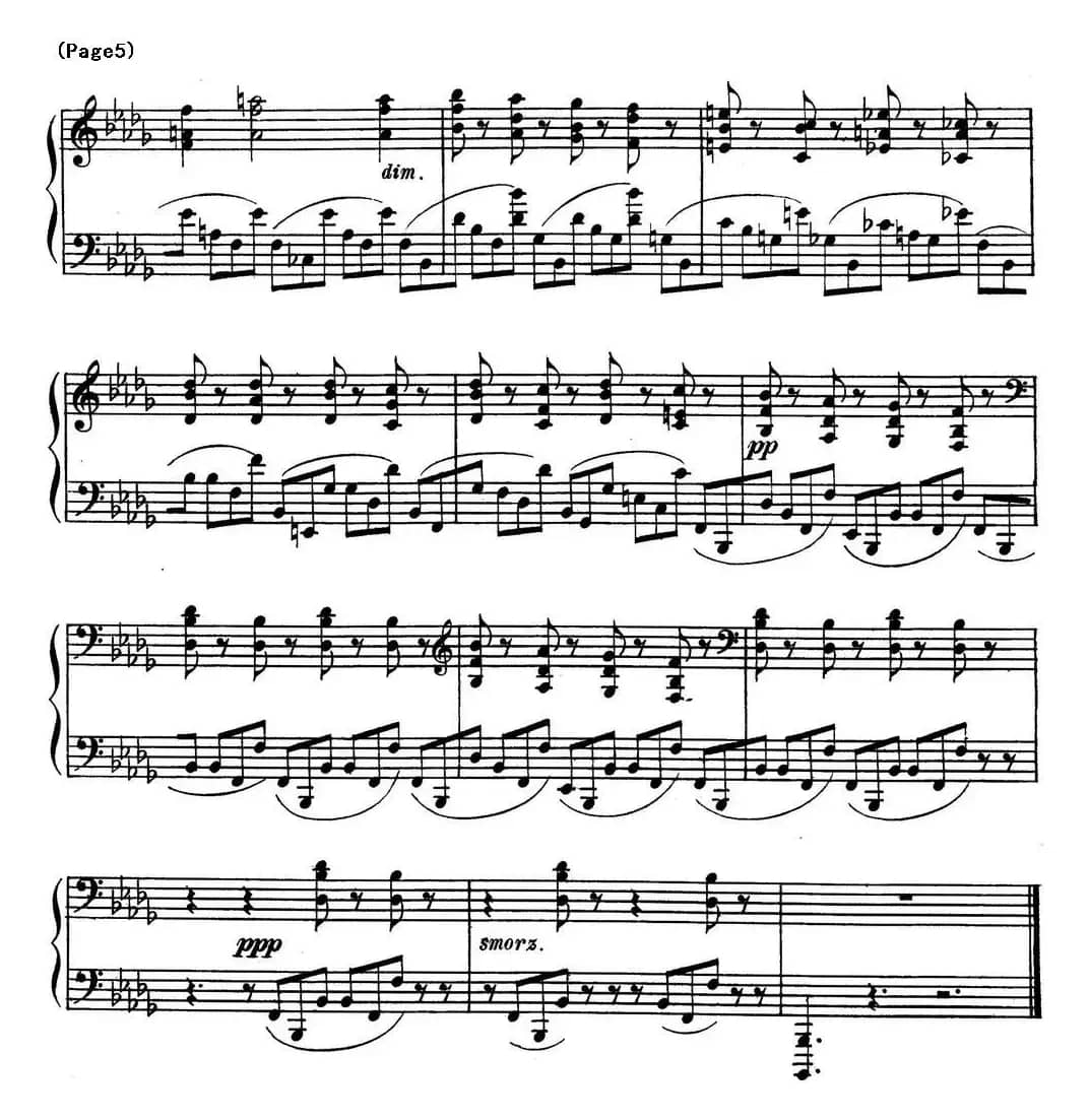 斯克里亚宾12首钢琴练习曲 Op8（No.7 Alexander Scriabin Etudes）