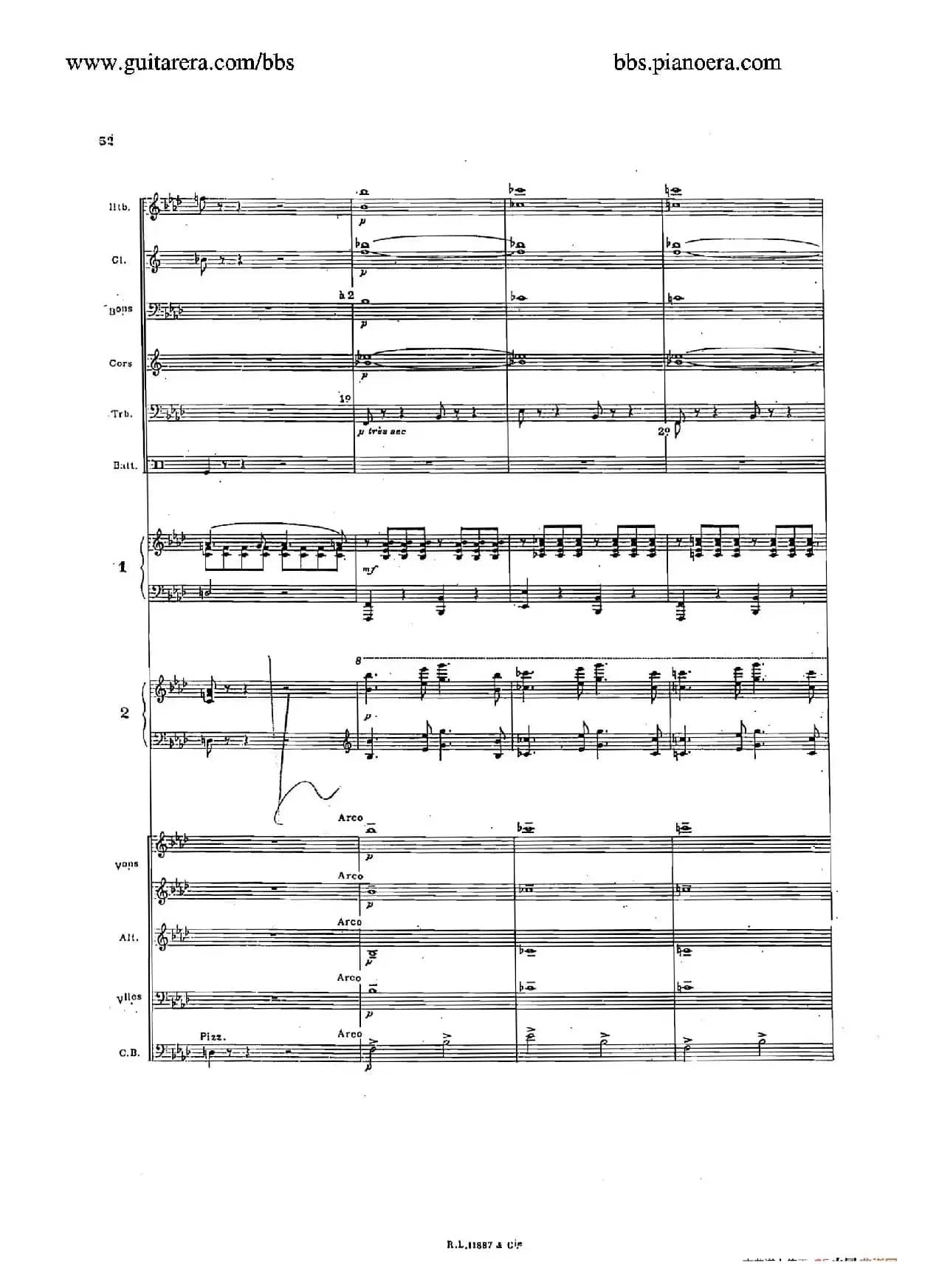 Concerto for 2 Pianos in d Minor（d小调双钢琴协奏曲·总谱）