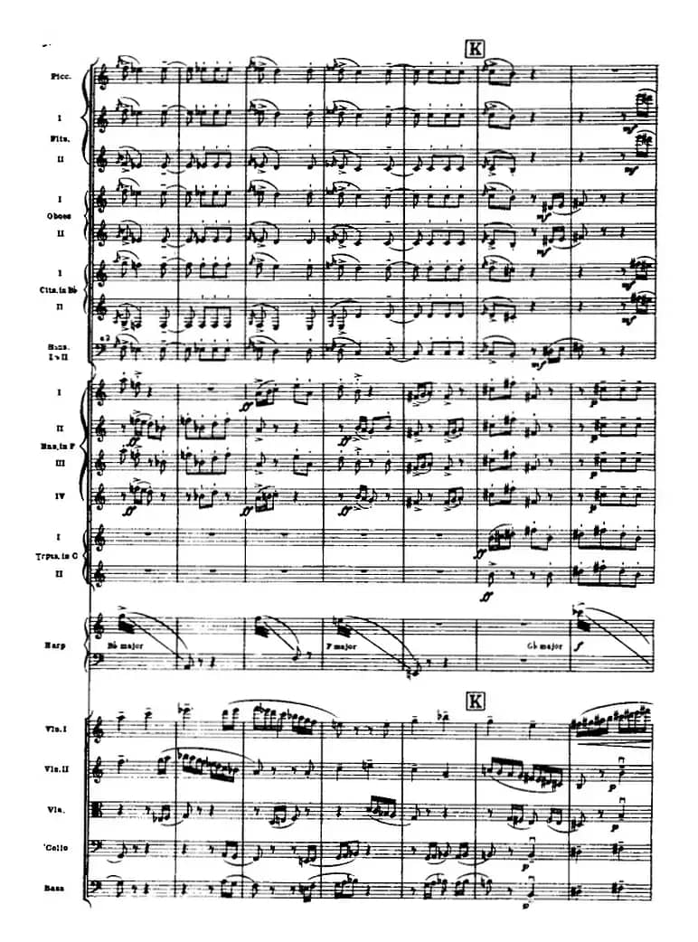 浦塞尔主题变奏与赋格曲（P31-P65）（管弦乐队总谱）