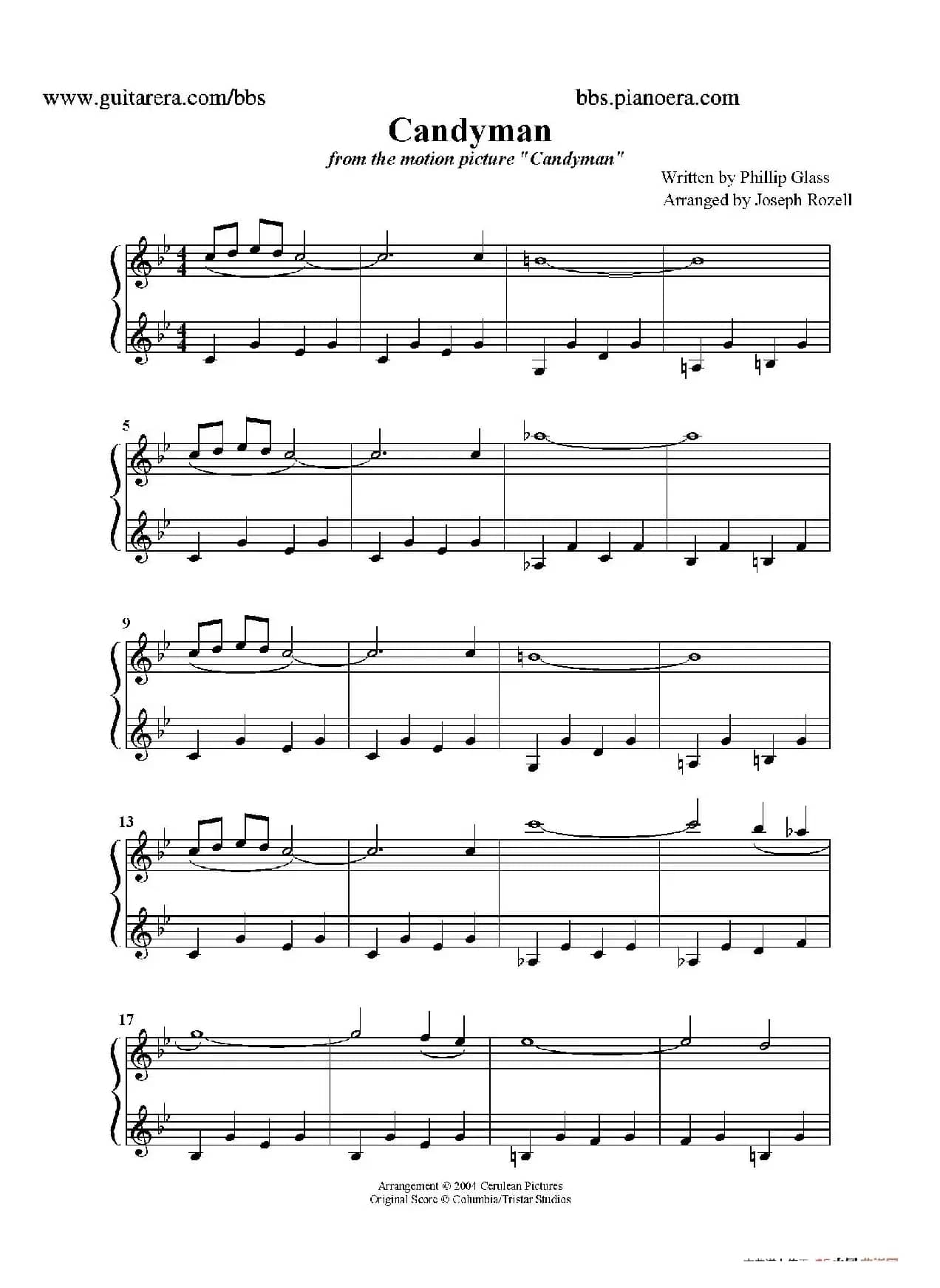 杀人蜂 Candyman（选自电影《杀人蜂》配乐）