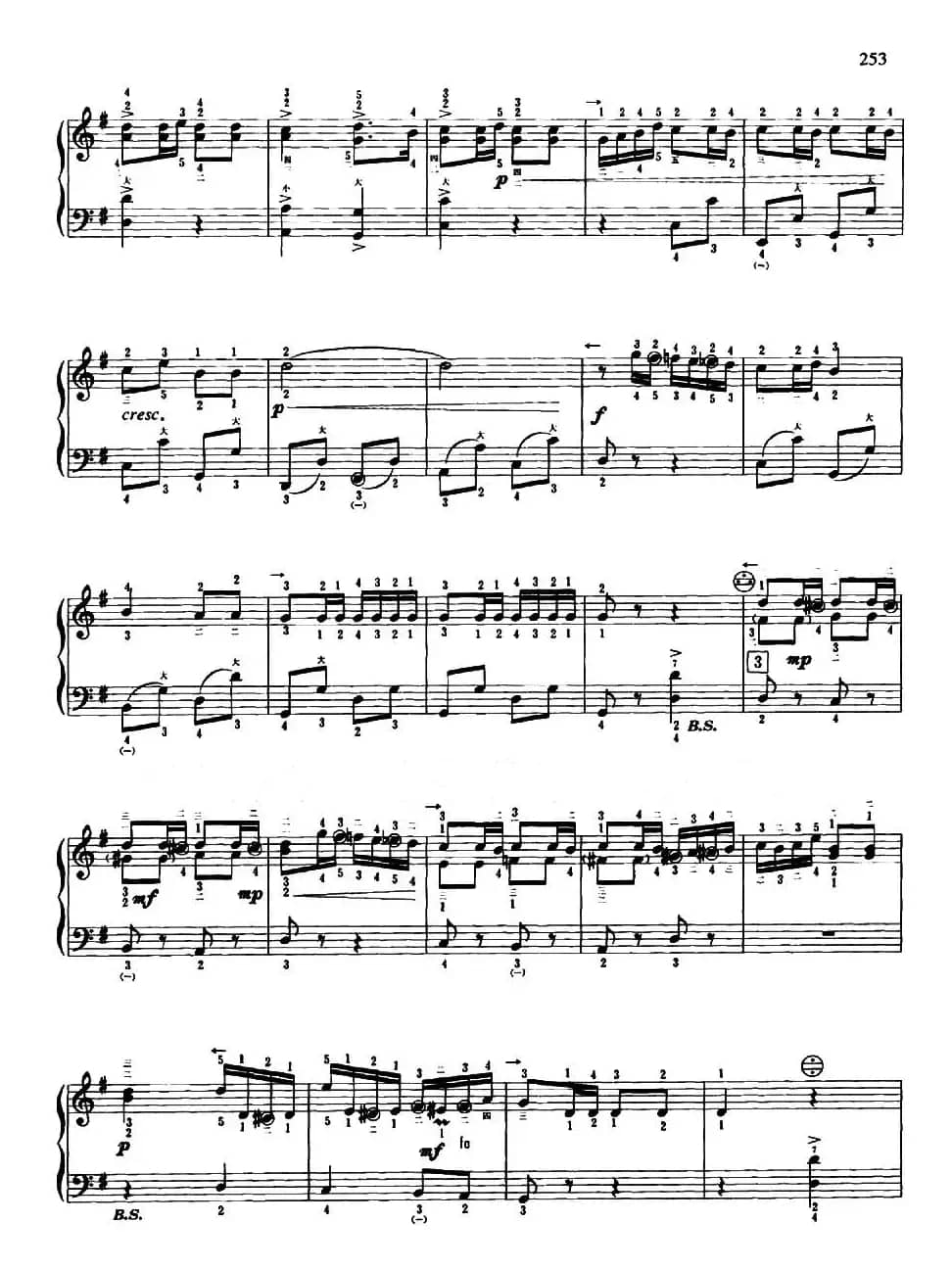 天山晚会（带指法版）