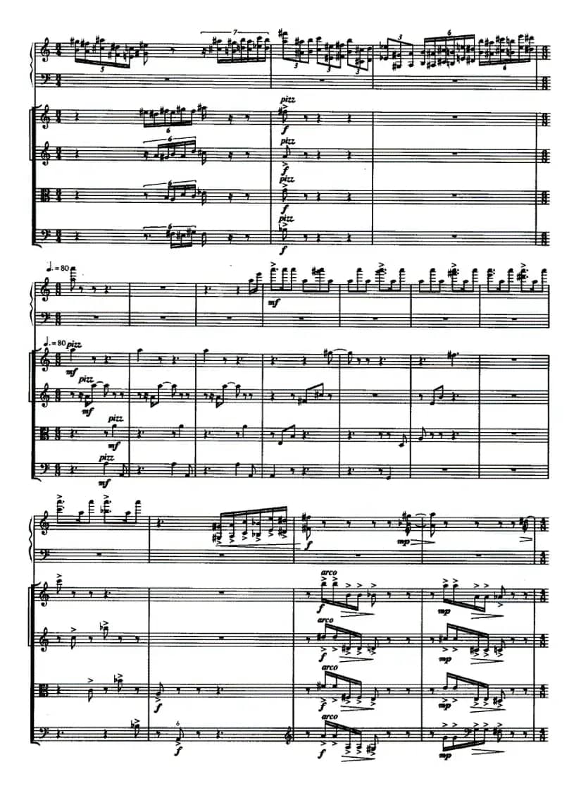 灵动（扬琴与弦乐四重奏）