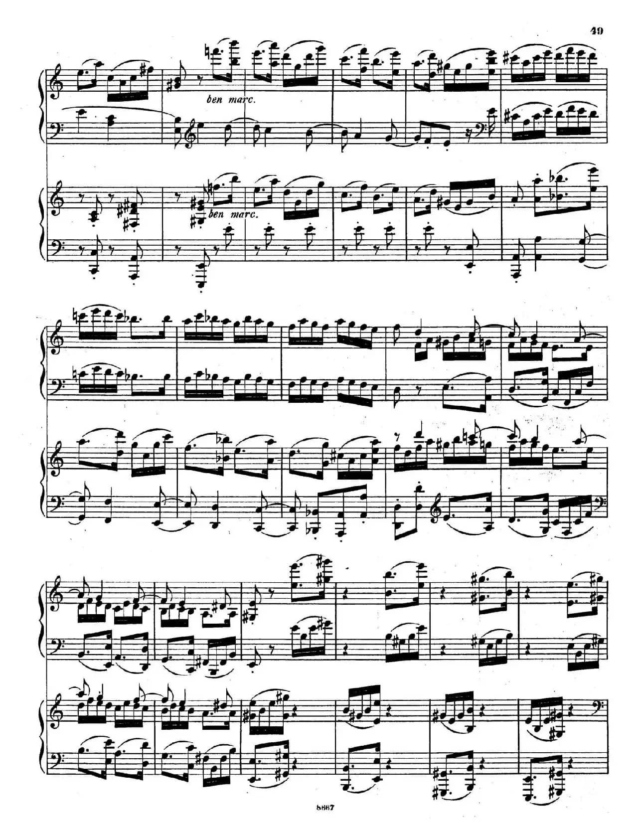 Symphony No.4 in e Minor Op.98（e小调第四交响曲·双钢琴）