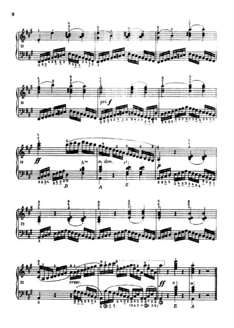 《车尔尼手风琴练习曲集》第Ⅲ册（P1—25）