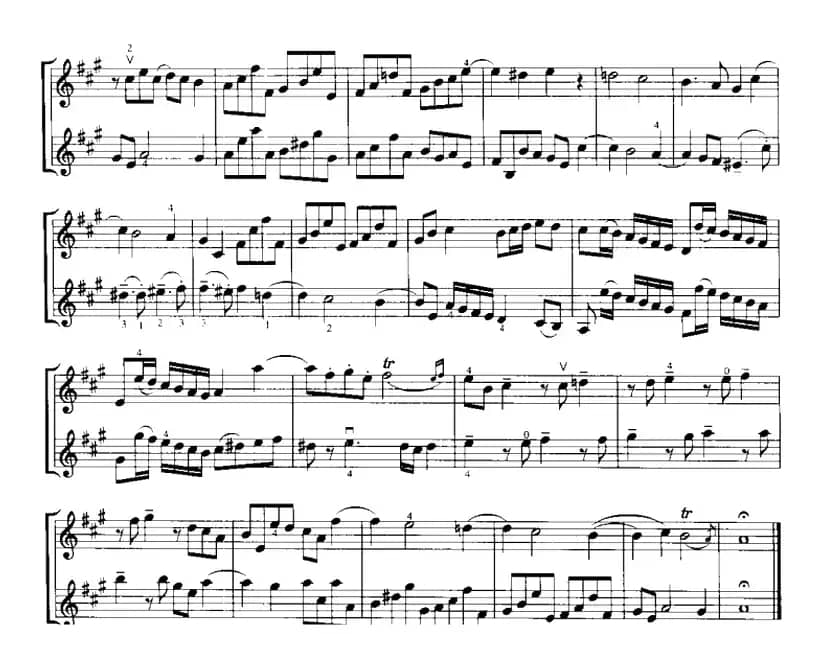 霍曼《小提琴基础教程》选曲：游戏（二重奏）