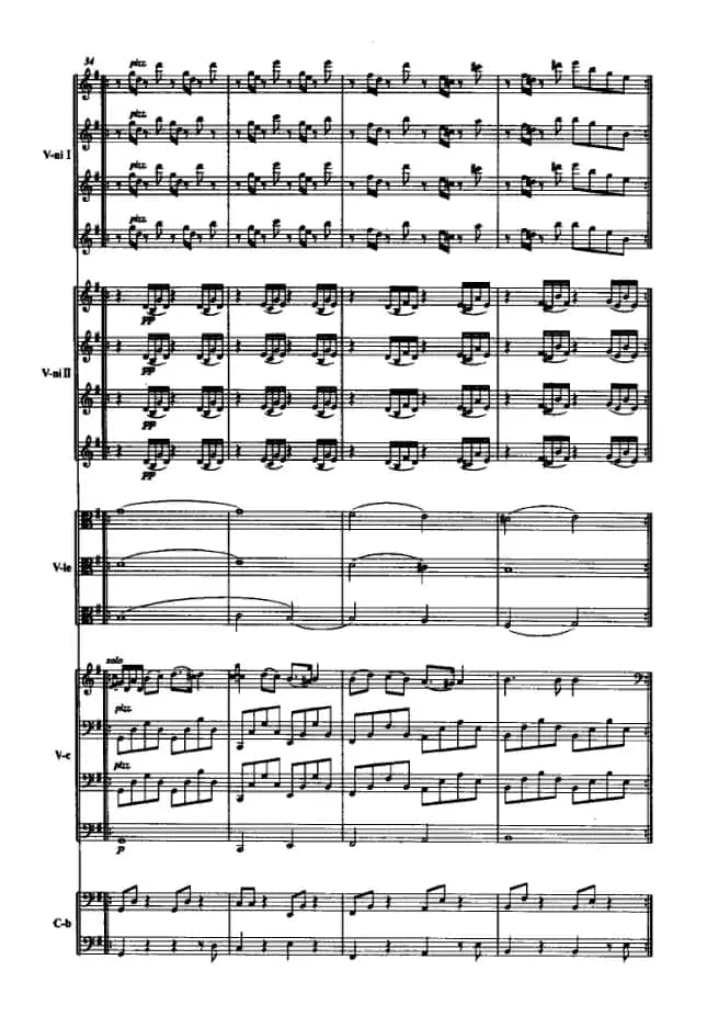 半个月亮爬上来（弦乐队+独奏小提琴+女中音）