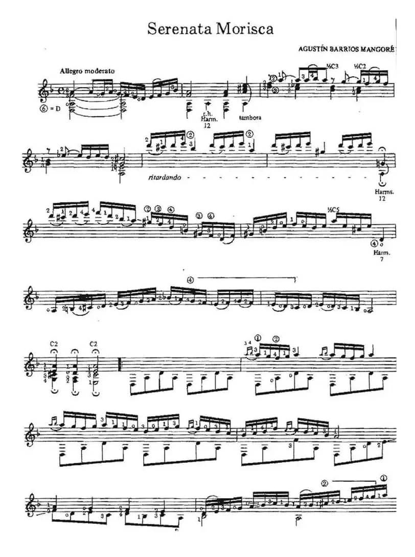 Serenata Morisca（古典吉他）