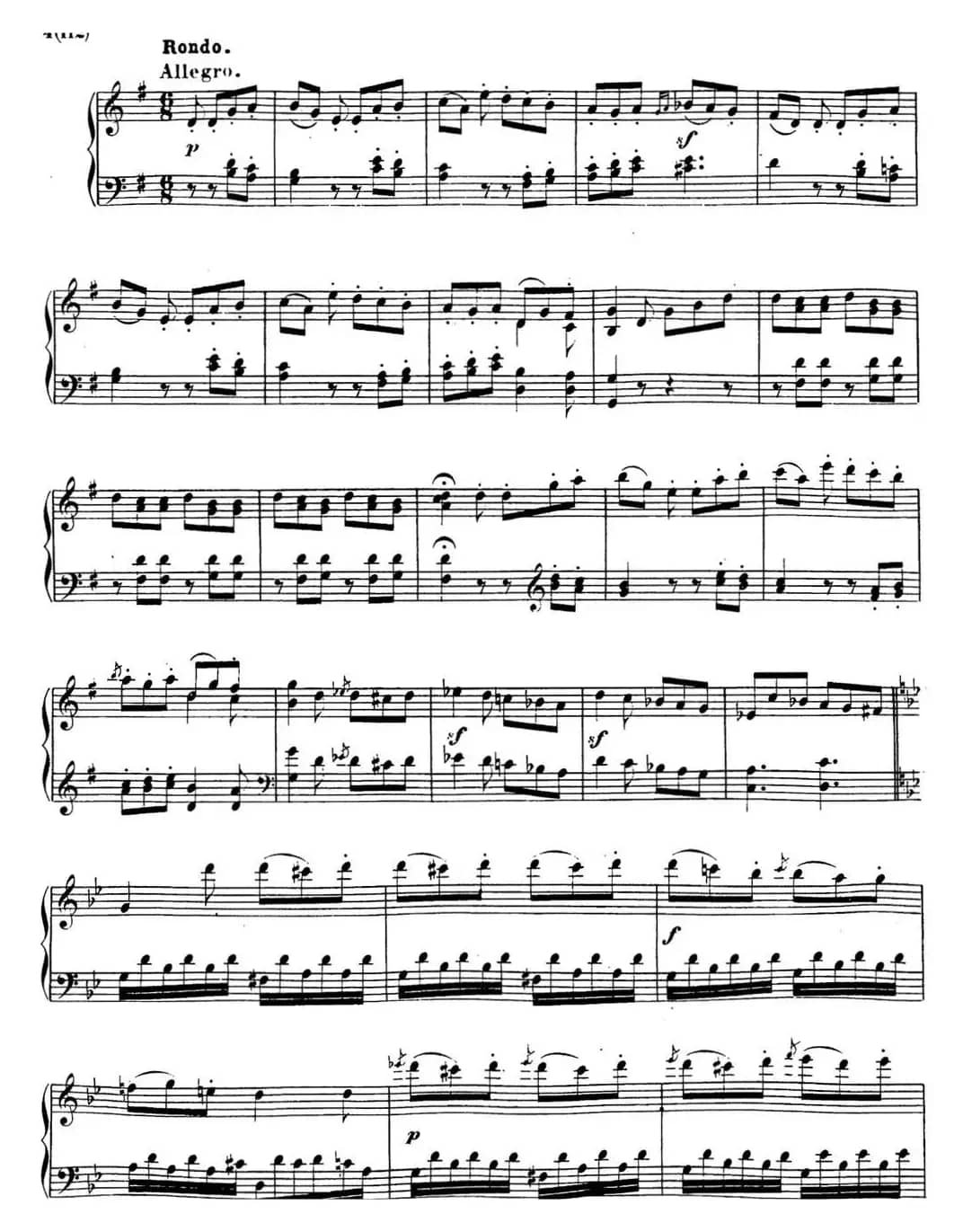 贝多芬钢琴奏鸣曲19 g小调 Op.49 No.1 G minor