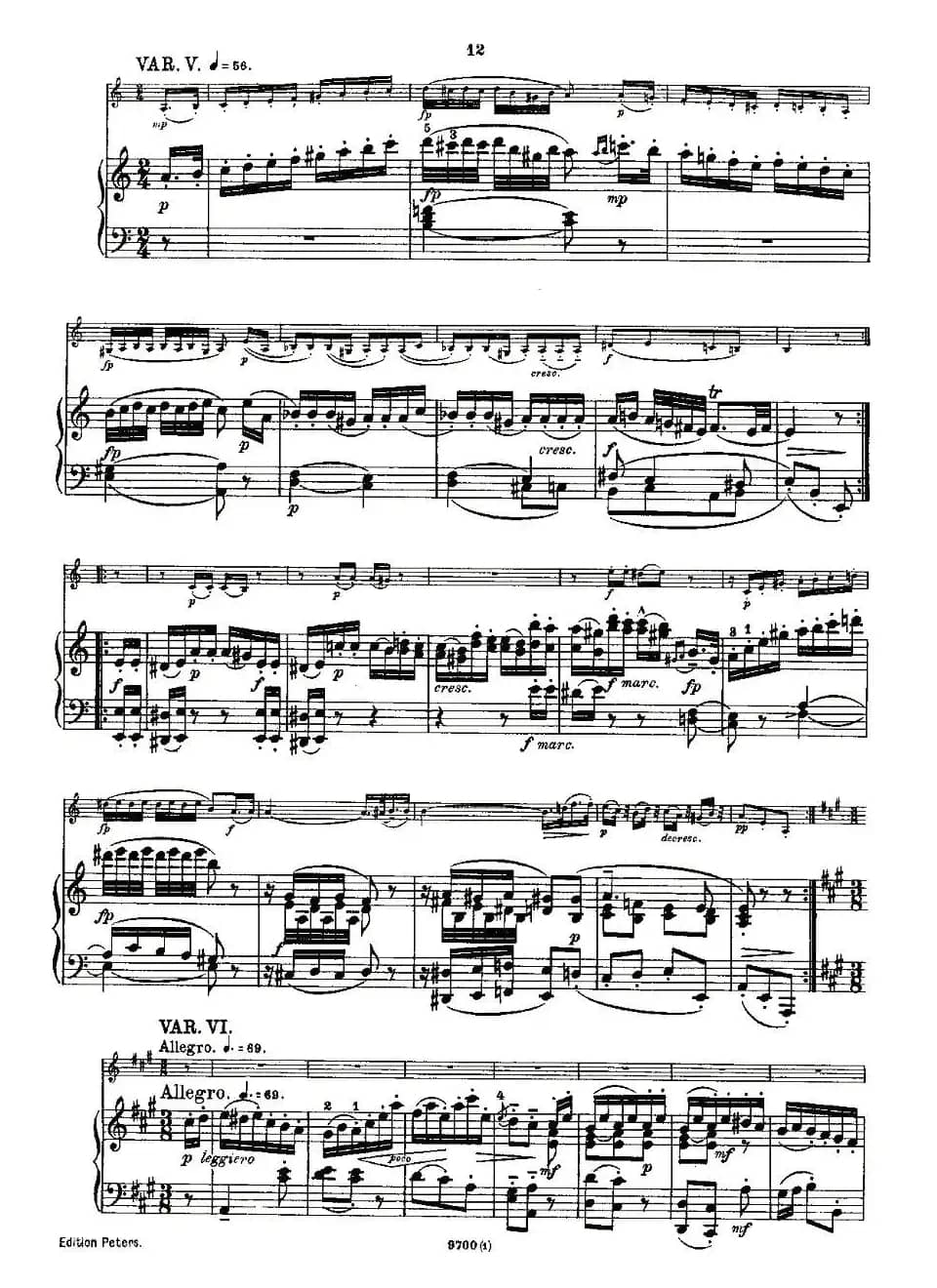 Mozart - Violin Sonata No.1, KV. 305（第一小提琴奏鸣曲）