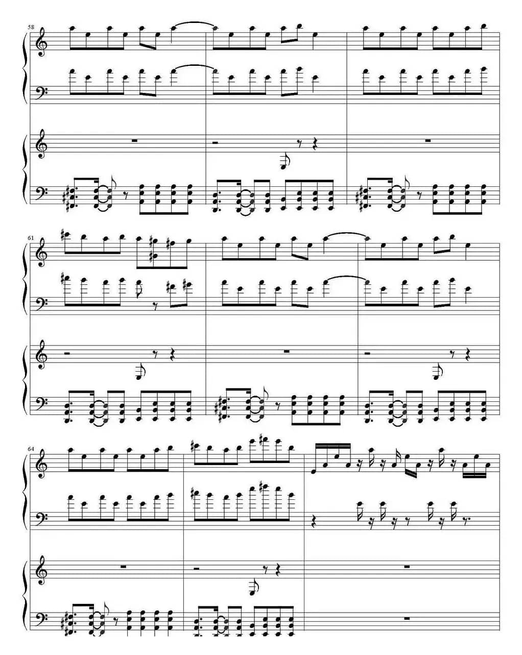 Colors （四手联弹）