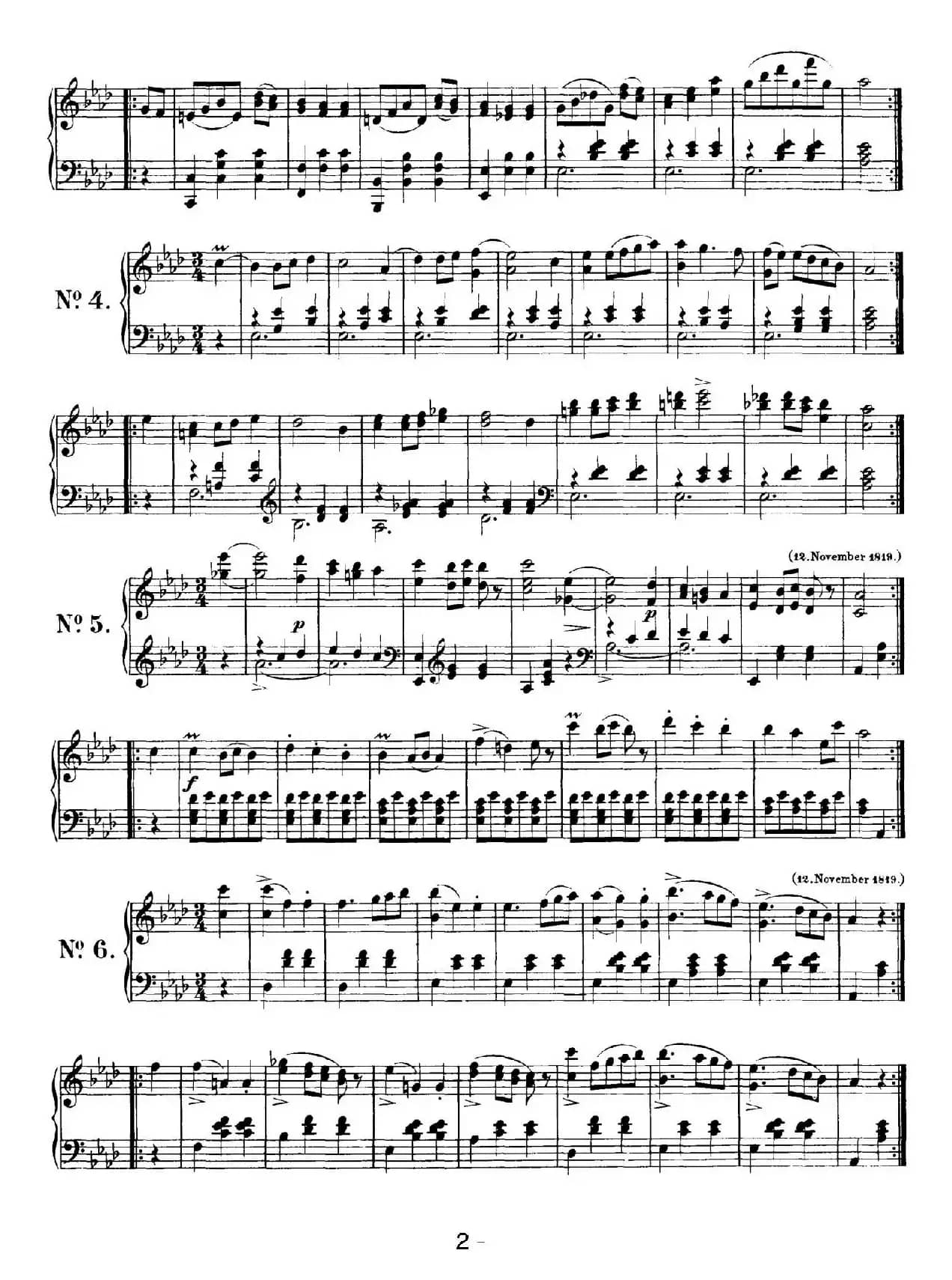 36 Original Dances D.365 Op.9（36首原创舞曲集）