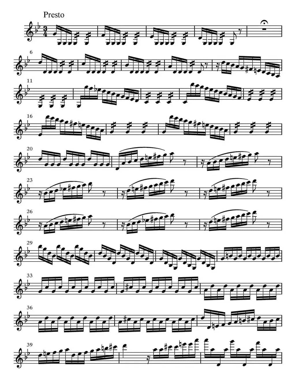 All parts of Summer（四季·夏天）（主奏小提琴分谱）