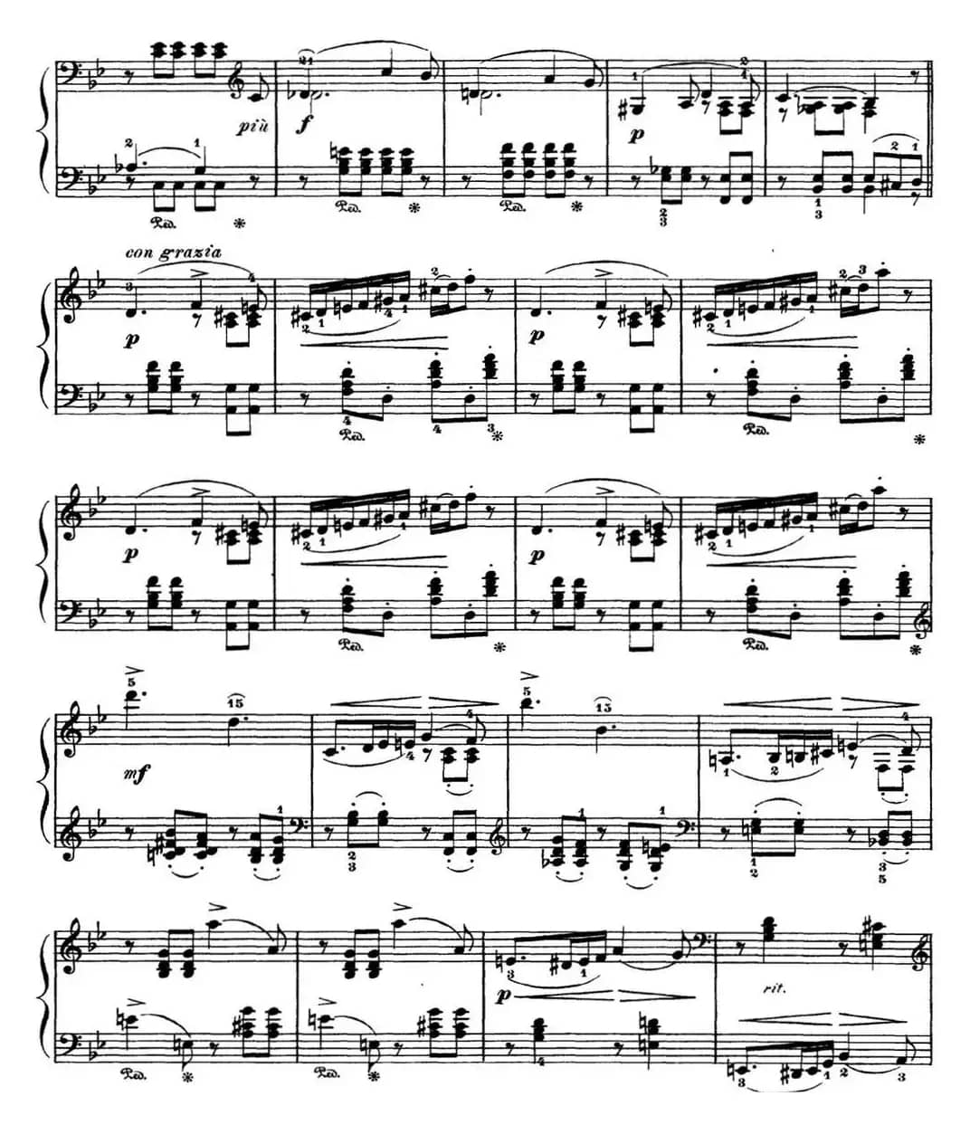 柴可夫斯基 四季 4月 松雪草 降B大调 Snowdrop B flat major