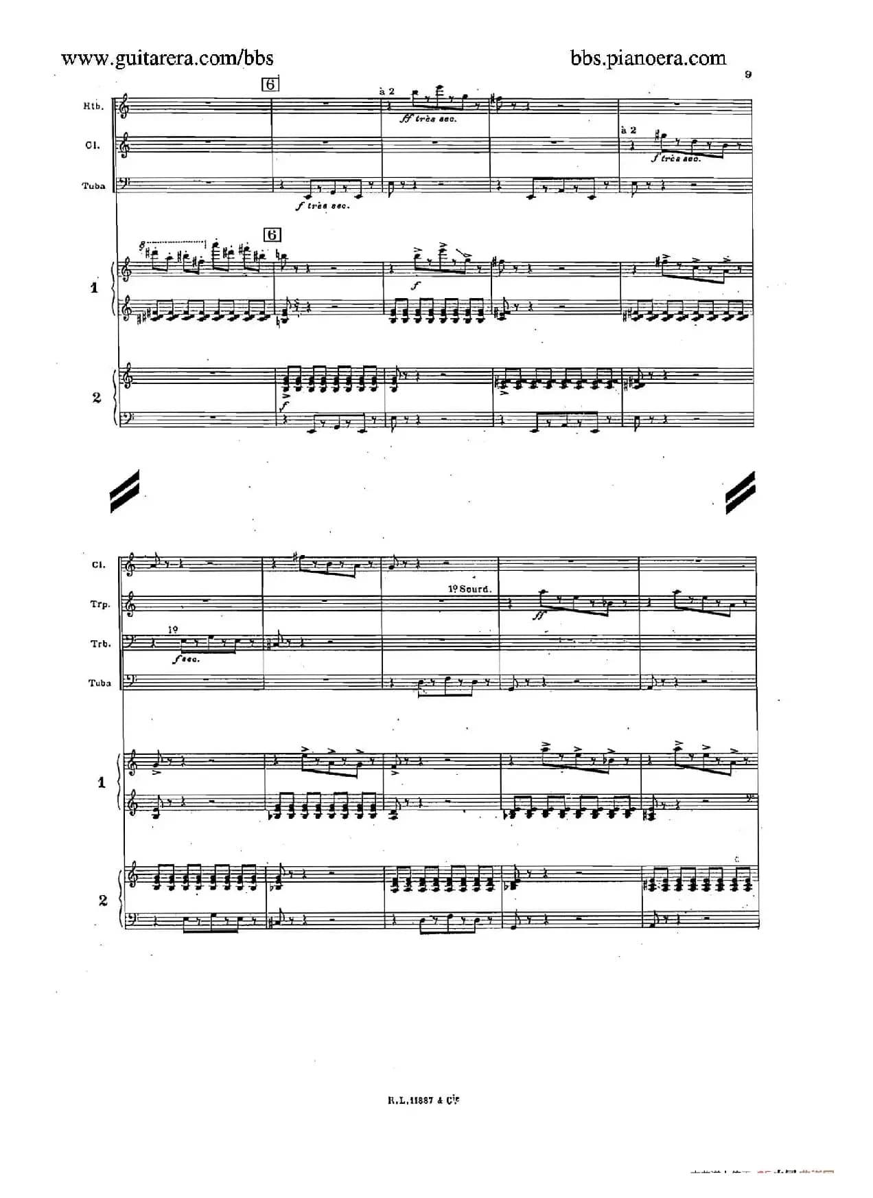 Concerto for 2 Pianos in d Minor（d小调双钢琴协奏曲·总谱）
