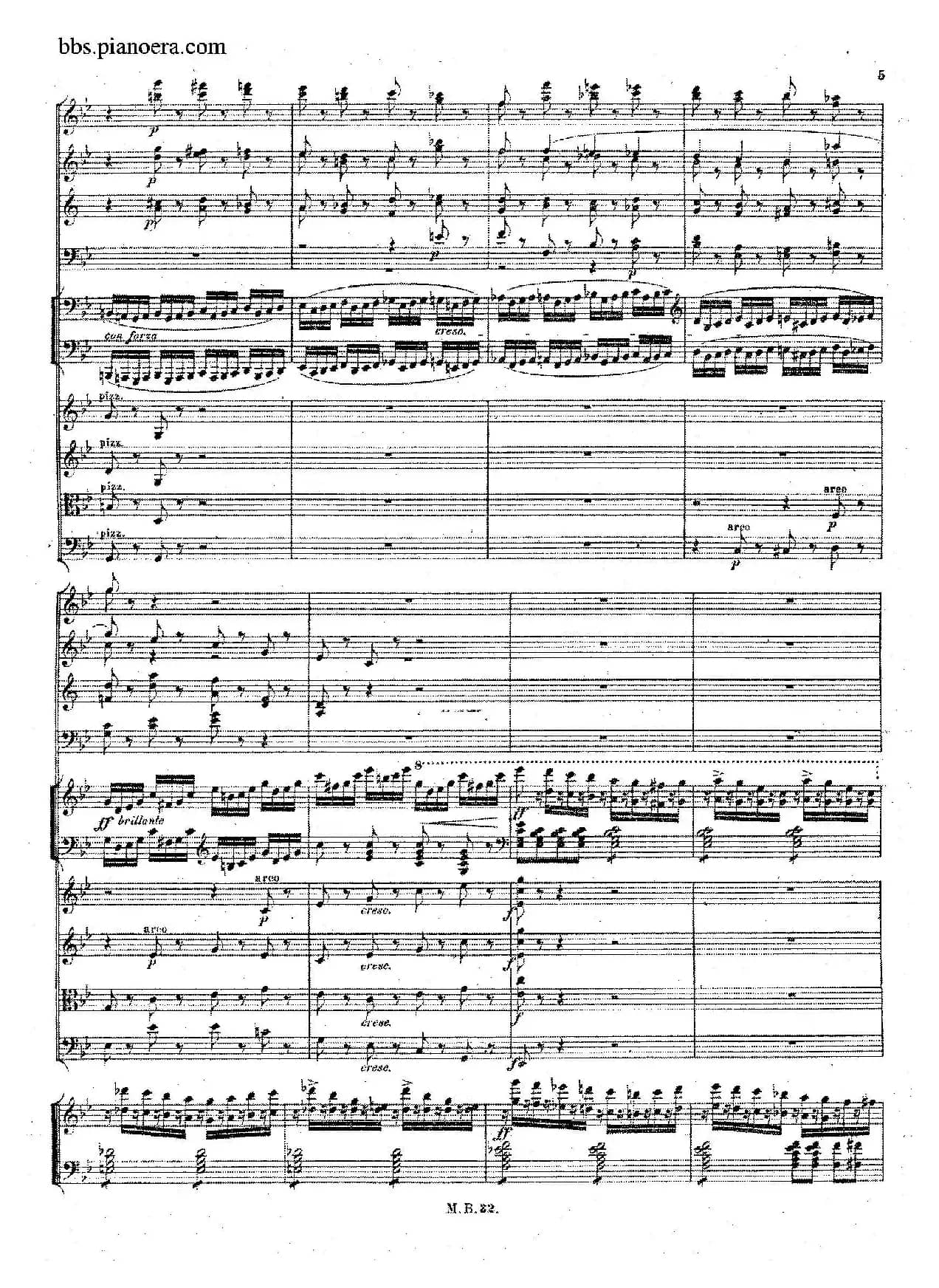 Piano Concerto No.1 in g Minor Op.25（g小调第一钢琴协奏曲·总谱）