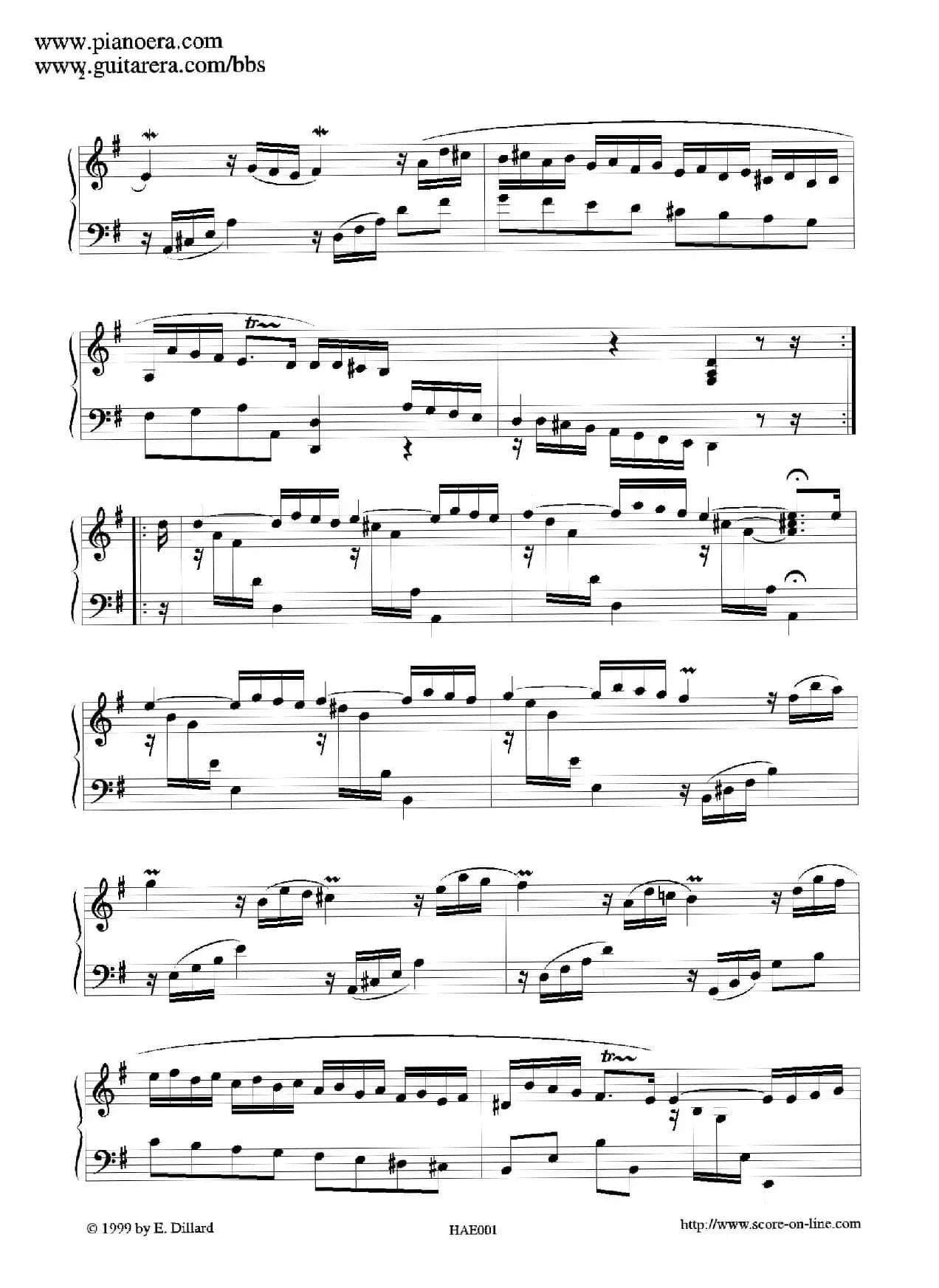 Prelude in G Major（G大调前奏曲）