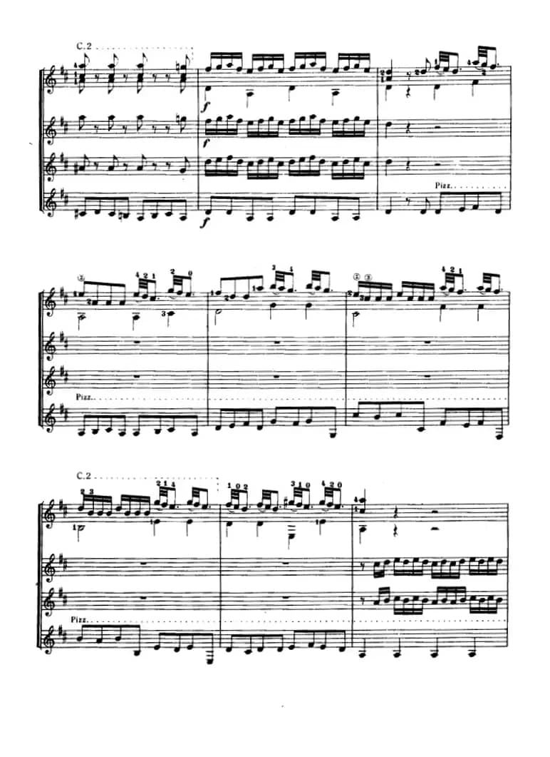 D大调协奏曲（古典吉他三重奏）