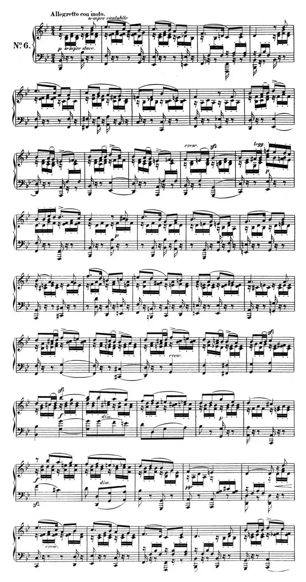 门德尔松无词歌Op.85（NO.6）