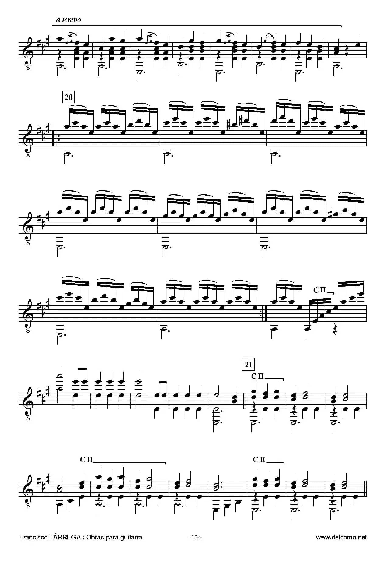 《塔雷加作品全集》第7部分（古典吉他）