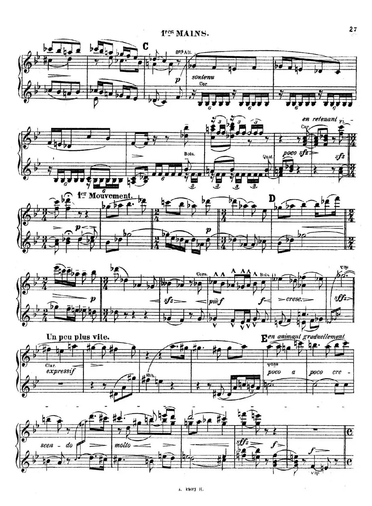 Symphony on a French Mountain Air Op.25(法国山歌交响曲·双钢琴·Ⅱ)