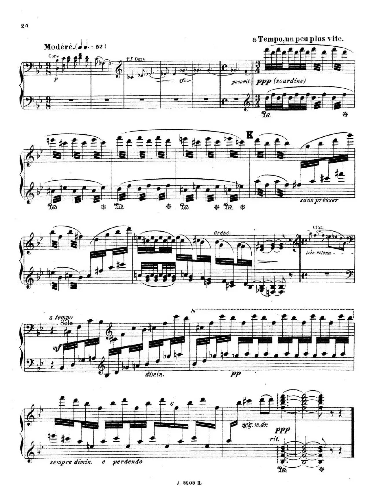 Symphony on a French Mountain Air Op.25（法国山歌交响曲·钢琴独奏·Ⅱ）