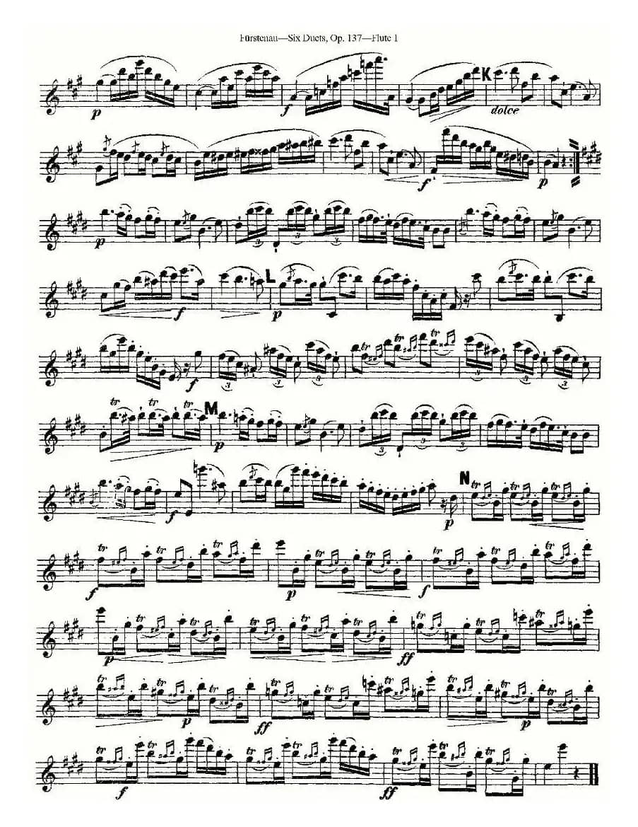 Six Duets, Op.137 之六（二重奏 六首作品 137号）