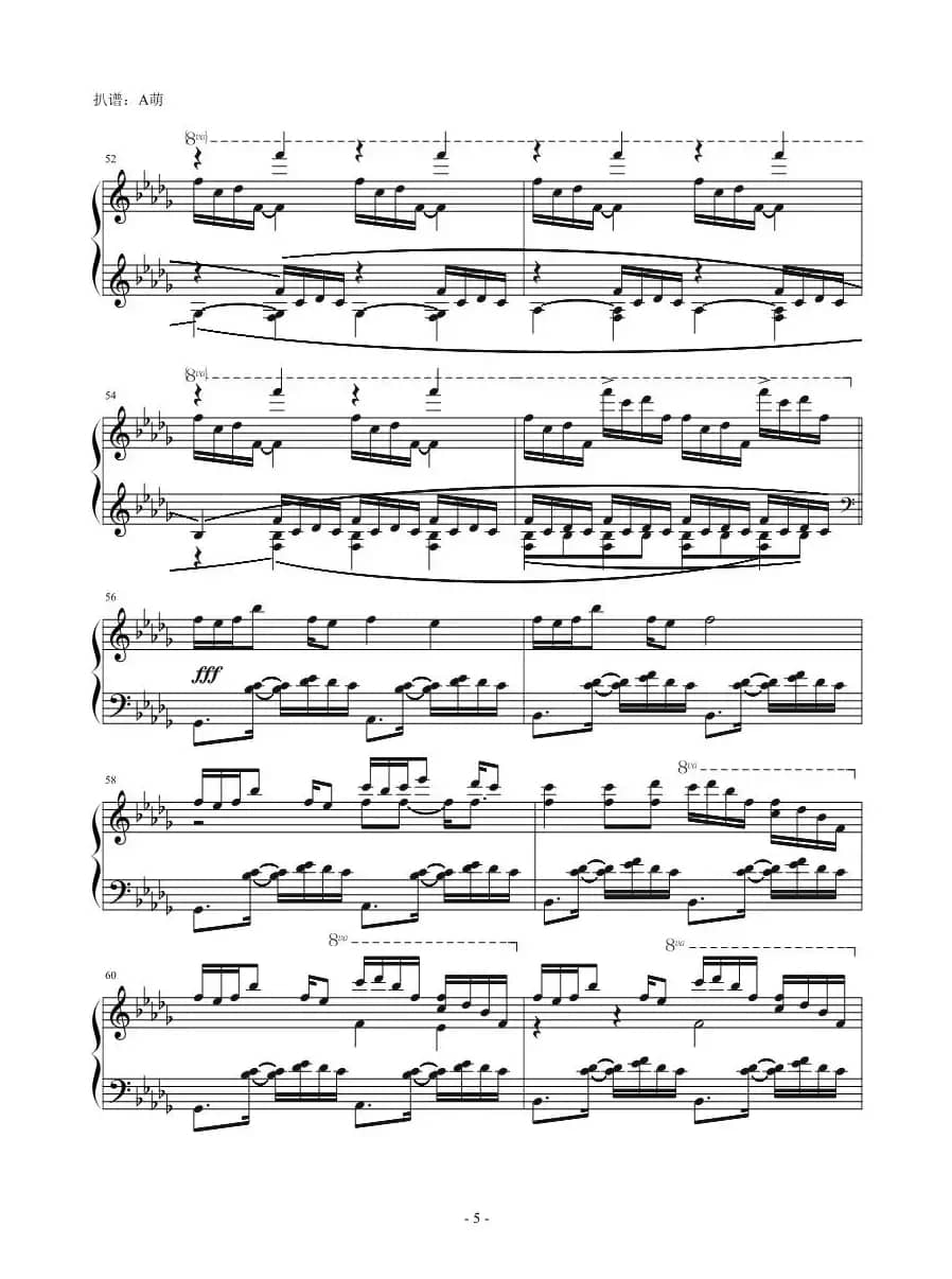 Luv Letter（双轨钢琴版）